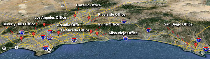 Visit One Of Our Southern California Locations: